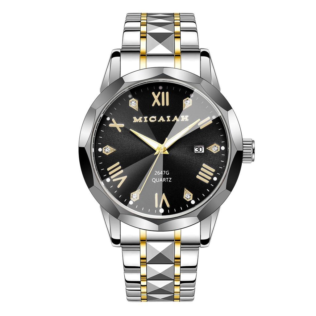 Men's Waterproof Luminous Running Alarm Clock Watch