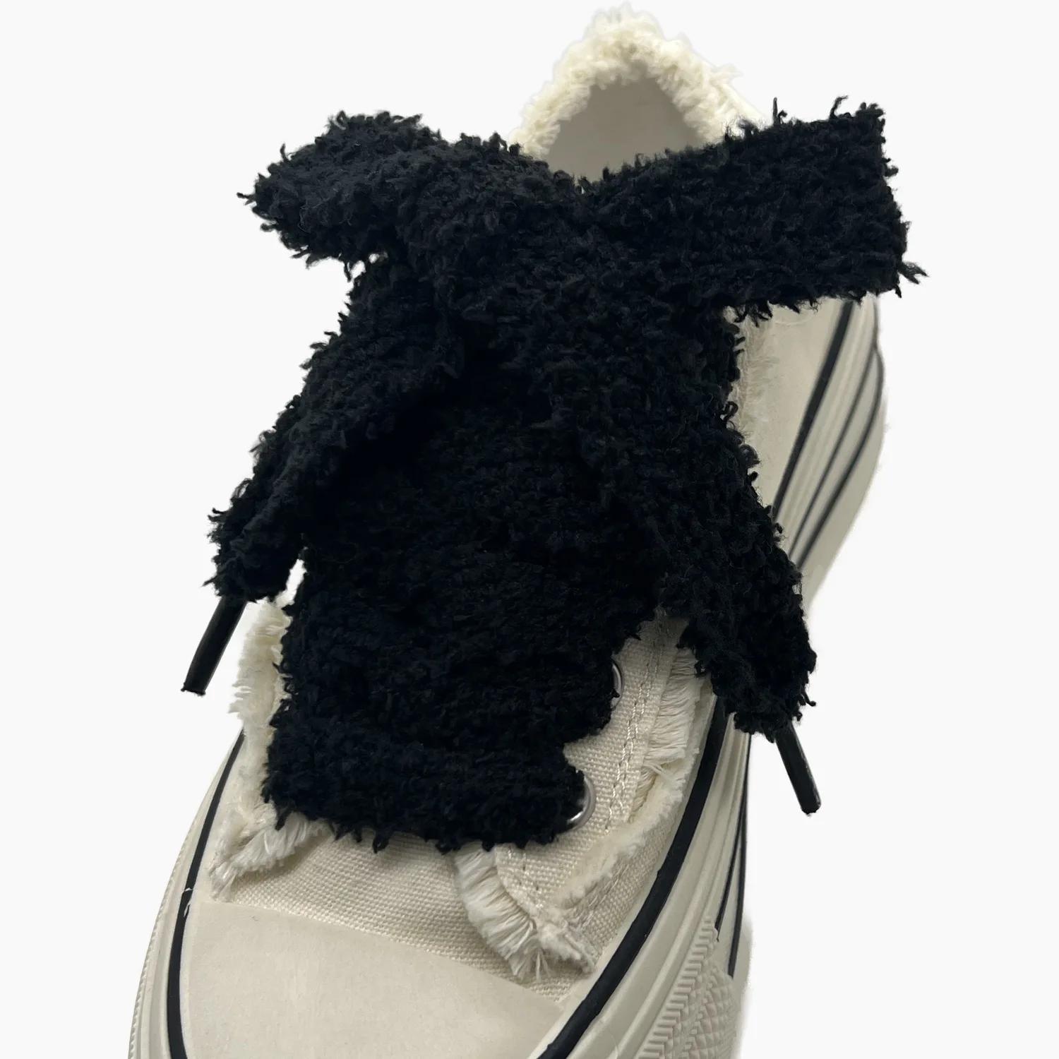 

Женские Повседневные Холщовые Белые Балетки Шнурки Аксессуары Ширина 2,2 см 1 Пара Милые Плюшевые Кроссовки Шнурки Мужские 120cm чёрный