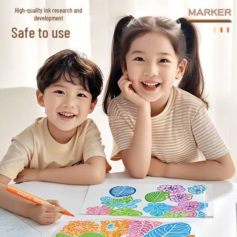 TRUECOLOR Washable Acrylic Marker Pen Set