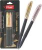 Flair Writometer Rose Gold & Gold Executive Ball Pens Pack Of 2 0.6 Mm Blue Ink Smooth Writing For Office School Use India