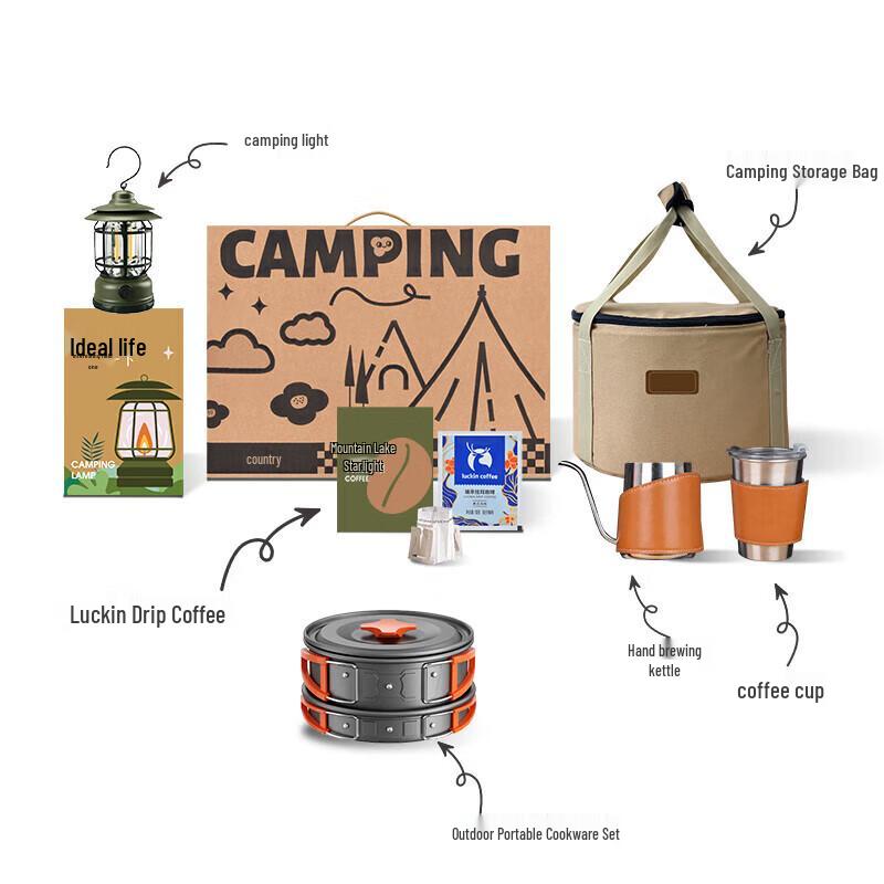 Outdoor Camping Pour-Over Coffee Set