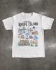 Rhode Island Graphic T-Shirt, Vintage Ocean State Coastal Travel Souvenir Tee