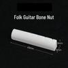 Burrsius Bone Nut Set for Folk Classical Acoustic Guitar - Upper & Lower Nut, Bridge, String Accessories