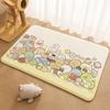 S-Sumikko Gurashi Exquisite Floor Mat Floor Mat Soft Flannel Non-Slip Door  Rug for Living Room