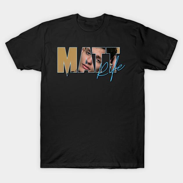 

Men Black Print T-shirt Matt Rife No-Cut Transfer Paper Print Cotton Tshirt 4XL чорний