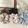 Sweet and Simple Texture Fabric Satin Large Braided Hairband, Large Size, High-end Style Hair Accessory Hair String, New Design