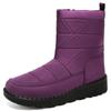 Cotton boots women's winter women's shoes large size velvet thickened boots polyurethane lightweight cotton shoes warm snow boots