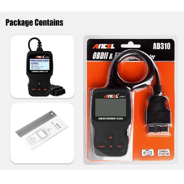 Ancel AD310 Car Full OBD2 Diagnostic Tools OBD 2 Automotive Professional Code Reader Scanner Check Engine Auto OBD Ll Scanner