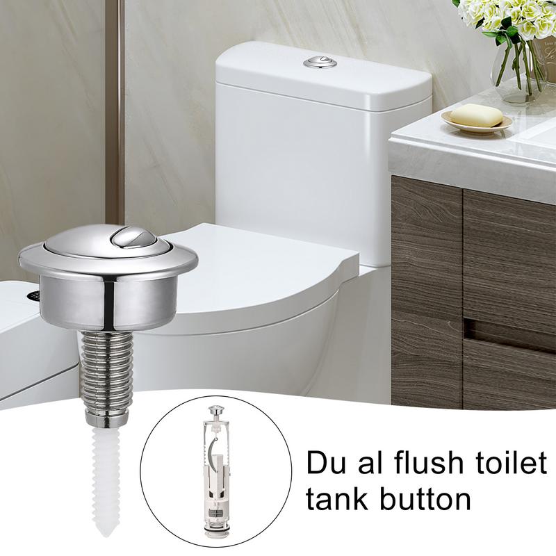 Push Button Toilet Flush Replacement Closed Double Flush Design Toilet Push Button Topper Toilet Accessories Flush Tank