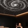 Adjustable Focus USB Planet Projector Light Interchangeable Slides 161 Degree Rotating Starry Sky Projector