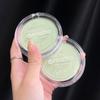 Ge Meng Polvere Fissante Morbida Opaca al Tè Verde: Fard in polvere viso a lunga tenuta, coprente, impermeabile, illuminante e per contouring.