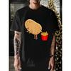 Animal T-Shirt For Men Summer Casual Short Sleeve Cartoon Print Funny Men's T-Shirts Fashion Male Pullover Oversized Clothing