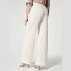 Seamed Front Wide Leg High Waist Baggy Jeans for Women Stylish Stretch Fit Straight Leg Vintage Indigo Lounge Pants
