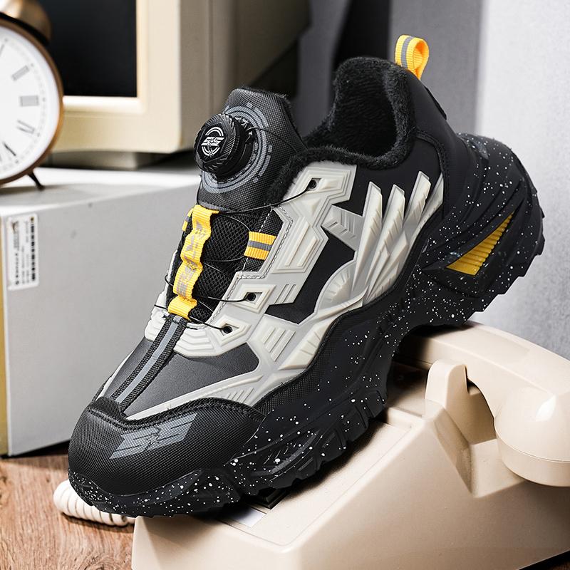 TUINANLE Winter Men Sneakers Casual Sport Shoes for Man Plush Warm Male Sneakers Non-Slip Outdoor Casual Sports Shoes