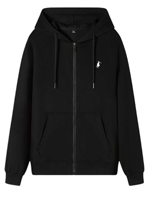 2025 Trendy Pony Print Zipper Hoodie
