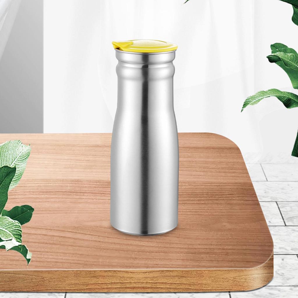 Stainless Steel Cold Water Pitcher, Large Capacity 1L, Tea Kettle