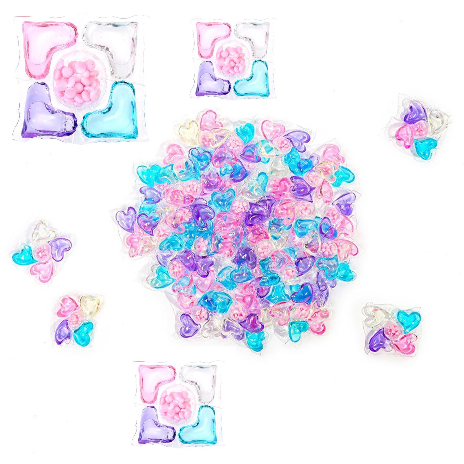 

5 в 1 гранулы для стирки, суперчистые ароматизированные гранулы для стирки, долговечные и смягчающие, для глубокой очистки белья, 50 капсул 400 мл One Size