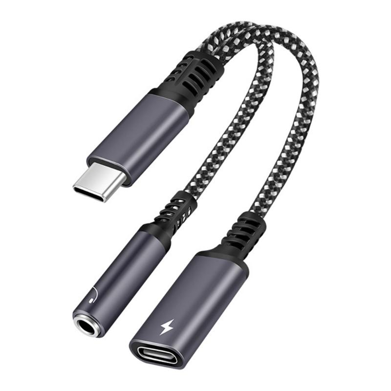 Simultaneous Charging And Sound USB C Adapter For Clear Sound On Phone And Devices