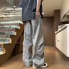 Spring and Summer New Men's Paratrooper Tooling Pants Men's High Street Loose Straight Wide-leg Pants Boys Trousers