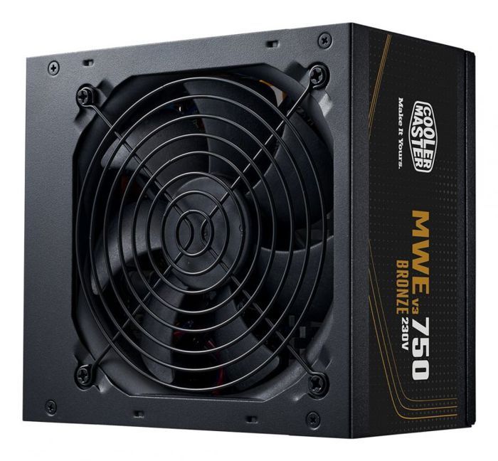Bloc d'alimentation interne Cooler master - MPE-7501-ACABW-3BEU - Alimentation MWE Bronze V3 230 V 750 W ()