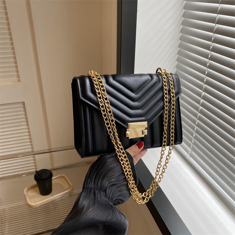 Trendy Rose Pink Chain Bag For Women Versatile Chic Casual Shoulder Handbag For Daily Use