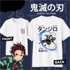 Anime Demon Slayer Tanjiro Kamado Printed Tshirt Unisexs and Womens Tshirt Unisexs Top Sports Tshirt 2026 Summer New Tee