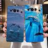 Ocean Dolphin Phone Case For Google Pixel 10 9 8 7 Pro 9A 8A 7A 6A 6 Pro XL Soft TPU Bumper Black Cover