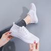 Women Summer Solid Color Shoes Soft Sole Anti-slip All-match Casual Shoes Female Large Size Flat Breathable Mesh Sports Shoes