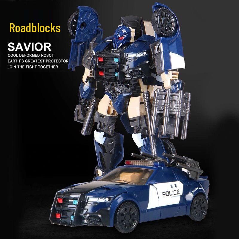 Transformers 5 Roadbuster Police Car Autobot Transforming Robot Toy