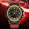 SANDA 3390 New Sports Men's Watches Military Digital Watch Waterproof Wristwatch for Male Clock Shock Relogios Masculino