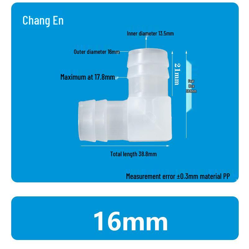 Plastic 90° Hose Connector Elbow Barb