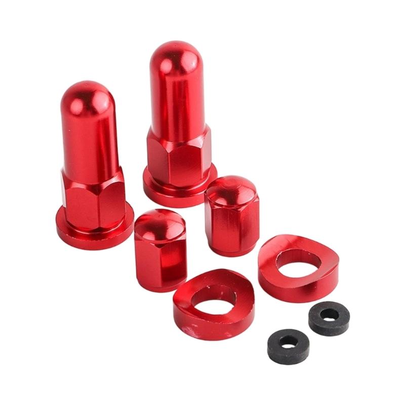 Motorcycle Wheel Rims Locking Nuts Spacer Kit Metal Material Easy Installation Universal Fit For Various Bike Models