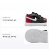 Air 1 Low TD Alternate Bred Low Baby Sneakers Black White Gym-Red CI3436-066