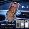 For iPhone 14 Pro Max Magnetic Case Reinforced Corners PC+TPU Phone Cover