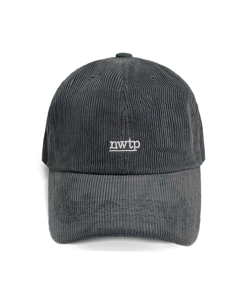 Nyuteib Oversized Corduroy Ball Cap - Charcoal