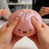 Soft Bun Stress Toy Sensory Bun Squeeze Stress Fidget Novelty Rebounding Toy for Kids Adults Students Workers Home School Office
