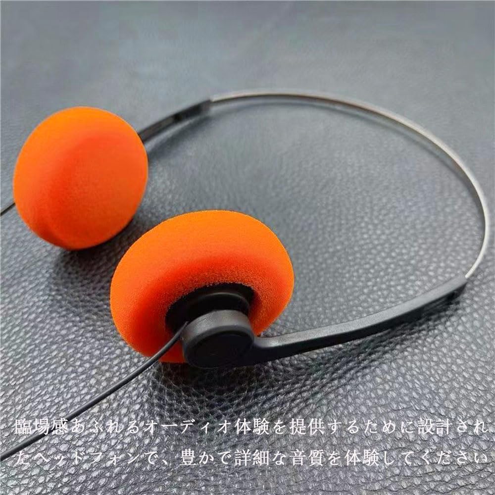 Retro Over-Ear Headphones, Wired Stereo, Lightweight Portable Headphones with Adjustable Headband, Hi-Fi Stereo Earphone Headset, Photo Prop, Sports