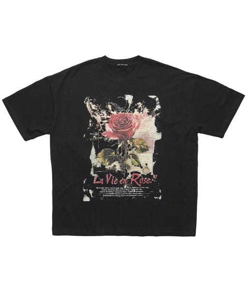 Лучшая черная футболка La Vie En Rose Free