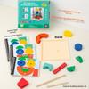 3d Projection Wooden Building Blocks Learning Toy For Kids Development Brain