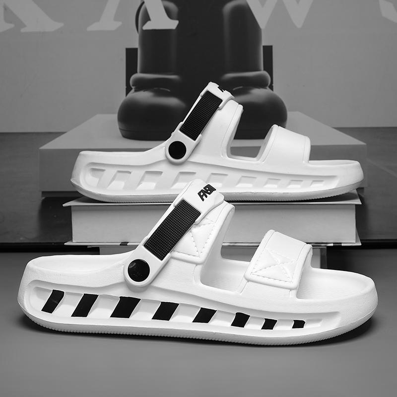 Big Size 38-45 Fashion Couple Summer Men Sandals Slippers for Boy Designer Platform In House Slippers Beach Shoes Free Shipping