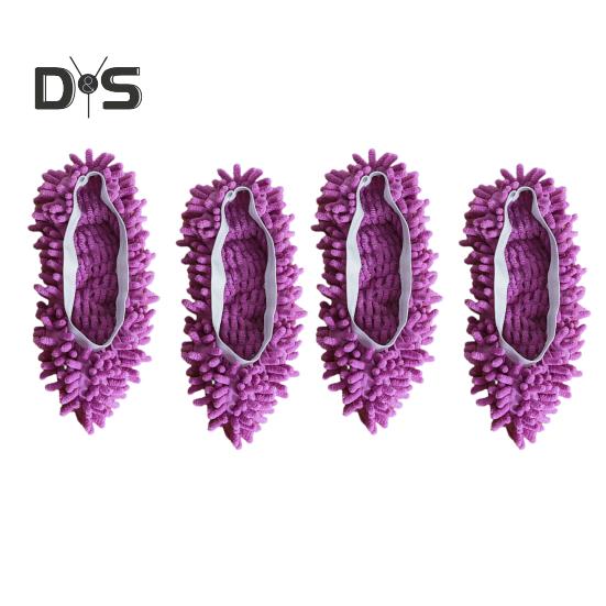 2 זוגות כיסוי נעליים עצלניות ספיגת אבק חזקה קל לנשיאה אלסטי עמיד בפני שחיקה מגבי רגליים כלי לניקוי רצפות