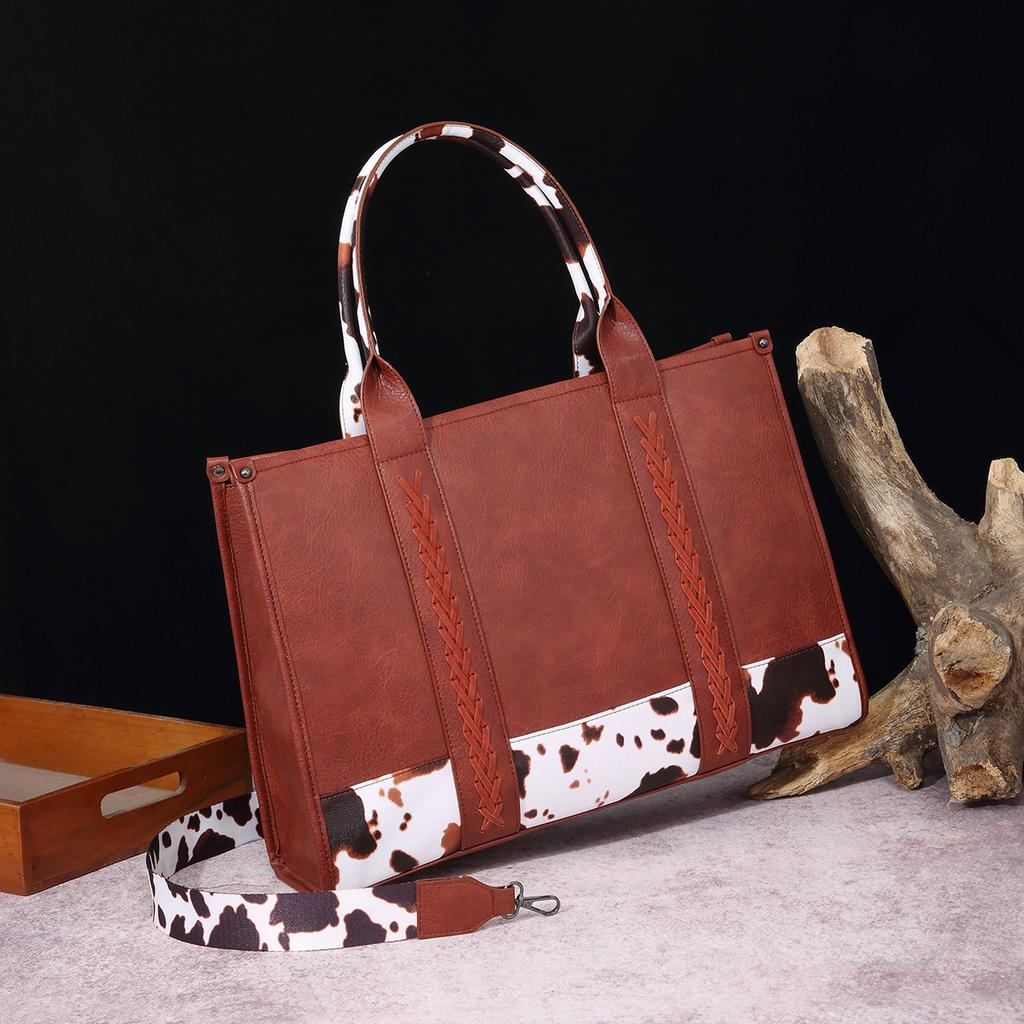 Vintage Cotton and Linen Print Western Women's Shoulder Bohemian Portable Messenger Women's Bag