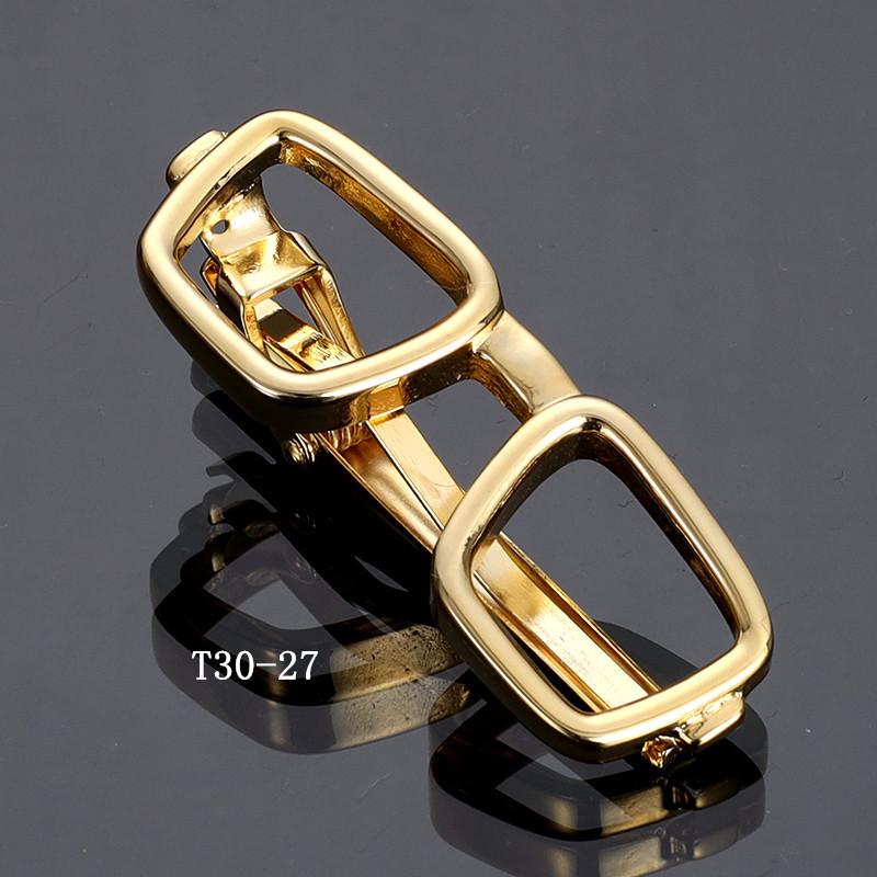 Herren Krawattennadel Kollektion: Goldene Brille, Schlüssel, Anker, Blätter, Schnurrbart, AK, Saxophon, Angelhaken, Pfeife, Kugel, Kragenclips