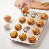 6/9 Cavity Chestnut Shaped Cake Baking Tray Mold Carbon Steel Kitchen Baking Tool Kitchen Accessories