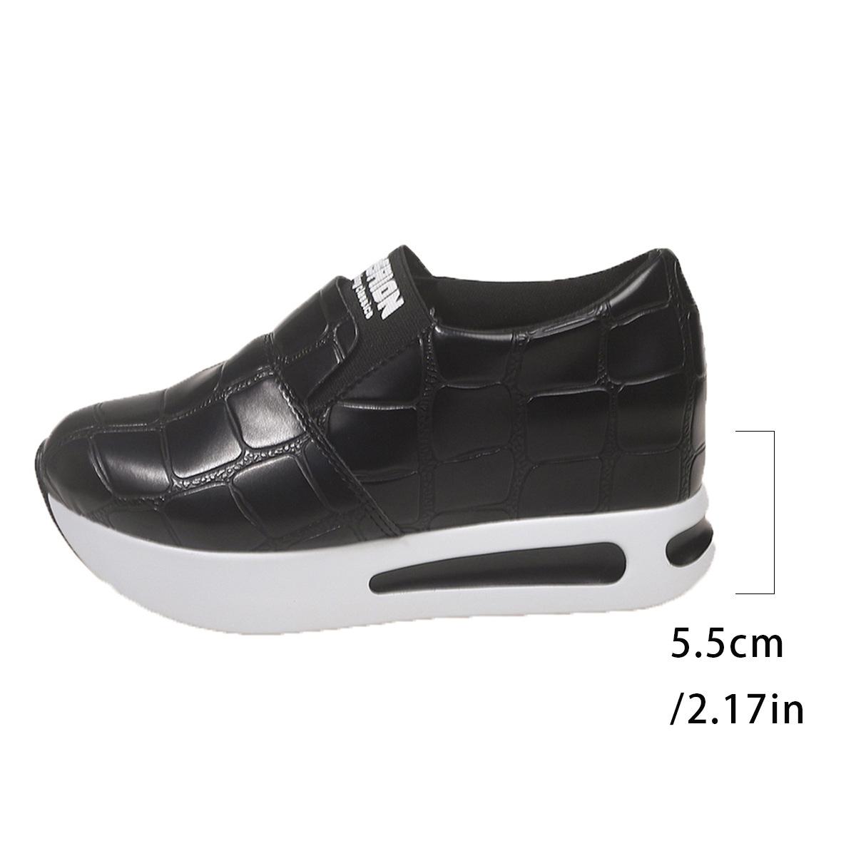 

Осень 2025 Маффин Повседневные Спортивные Туфли на Танкетке Женские Новые Платформа Большой Размер Удобные Туфли с Низким Верхом 42