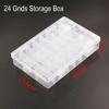 Portable 24/36 Grids Storage Box Plastic Transparent Design Fishing Tackles Box Detachable Grid Craft Organizer Craft Storage