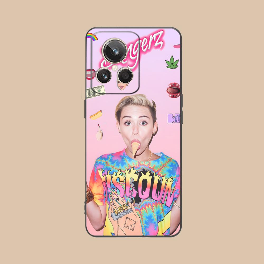 Miley Cyrus Handyhülle für Realme GT 8 Neo Pro C75 73 71 C67 65 C55 53 C35 31 C20 15 Bunte Druckabdeckung Hübsche Abdeckung