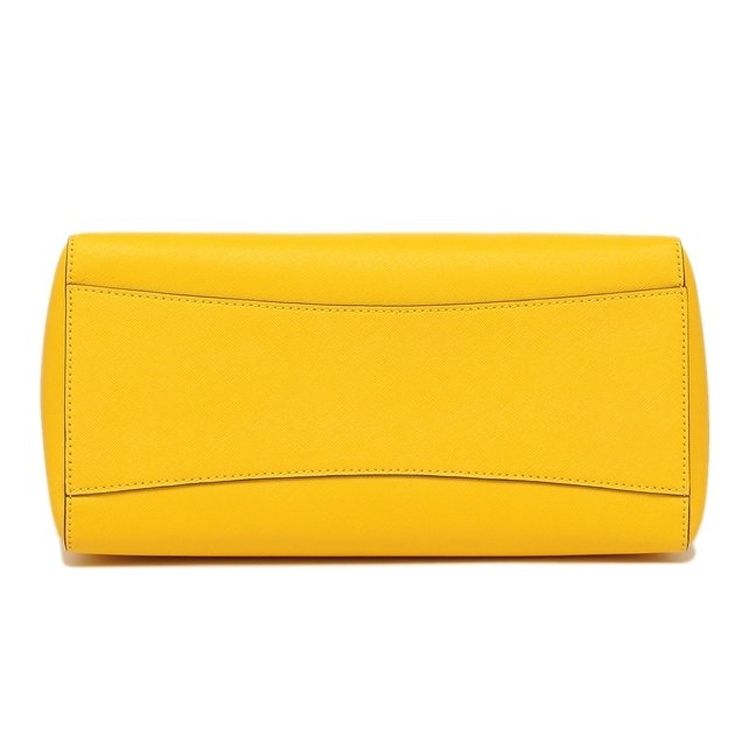 Tory Burch Robinson Commuter Large Capacity Leather Tote Bag Women Tote Bags Lemon-Yellow 54146-787