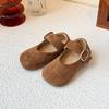 Autumn Leather Shoes Girls Solid Color Princess Shoes Soft Sole Birkenten Shoes Kids Shoes