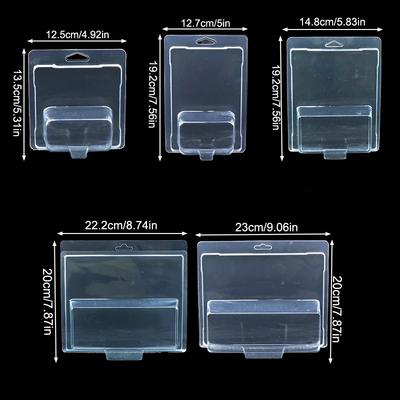 Clear Plastic Car Toy Display Case Hotwheels Protective Shell Boulevard Team Transport Model Card Storage Display Box Showcase
